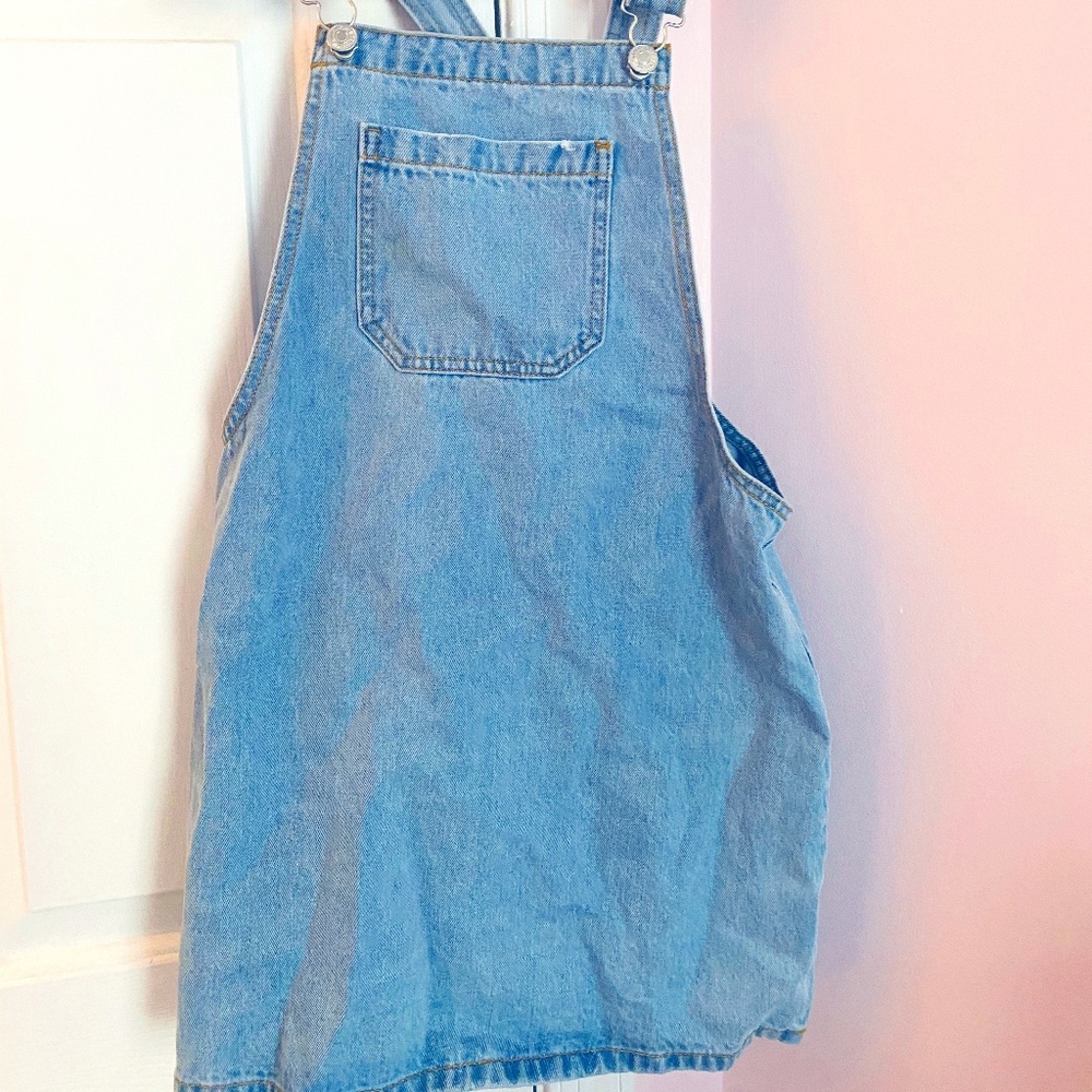 Denim Overall Dress